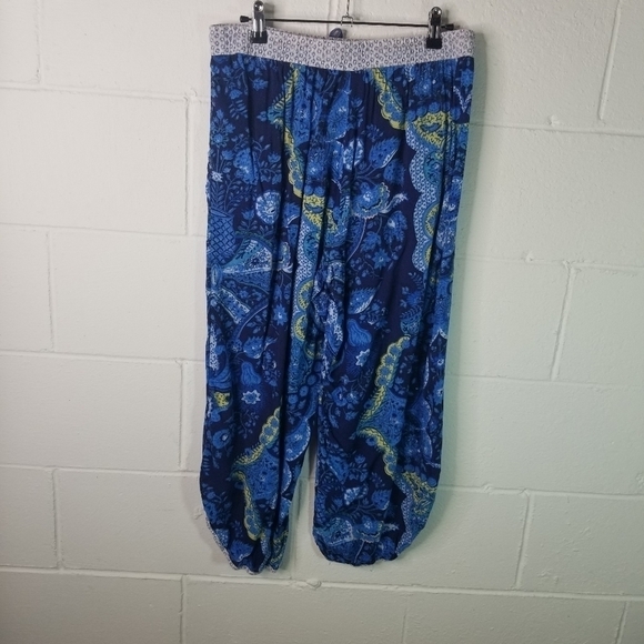 Eloise anthropologie cadiz crop lounge capris - Picture 4 of 10